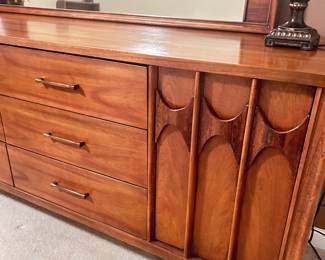 Closer Look- Kent Coffey Perspecta Mid-Century Modern Walnut Dresser