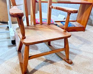 Child’s  Oak Rocking Chair