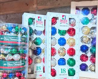 Glass Christmas Ornaments 