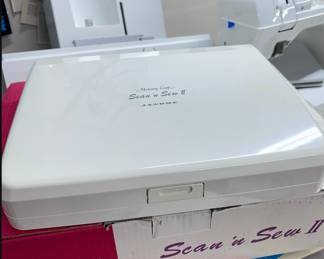 Memory Craft Scan n Sew Embroidery Design Scanner w Memory Card Janome 