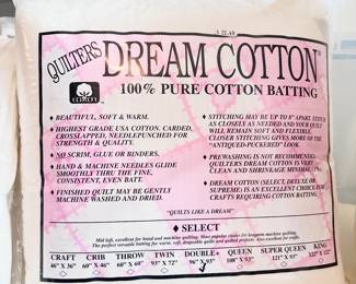 Premium Cotton Batting Galore!