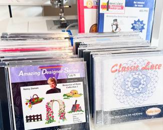 Embroidery Disc- accompanied the Original Ellegante Sewing/ Embroidery Machine