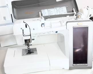 Original Ellegante Sewing/ Embroidery Machine With 25 Embroidery Disc  and long arm attachment 