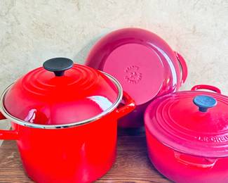 Signature Le Creuset Enameled Cast Iron and  Enamel Stock Pot