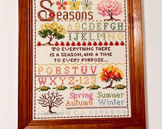 Handmade Cross Stitch Picture