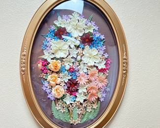 Wall Art- Handmade with Antique Frame