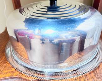 Vintage Cake Plate and Cover
