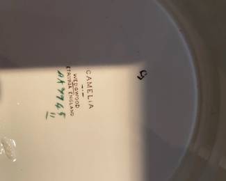 Antique 1923 Wedgwood - Camelia -  8 Dinner Plates.