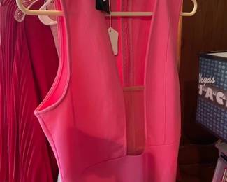 Bebe pink dress (size 12) - new.