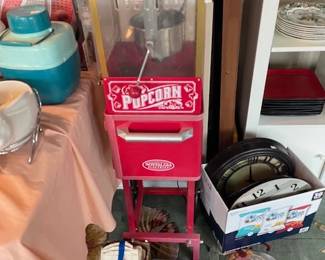 Popcorn machine.