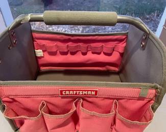 Pink Craftsman tool bag.