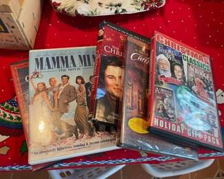 Christmas DVDs.