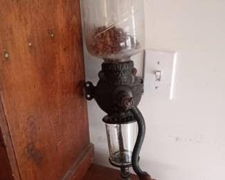 Crystal coffee grinder.