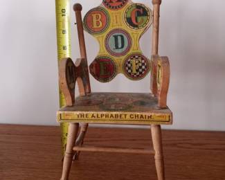 The alphabet chair.  Excellent condition.