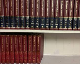 Three sets of encyclopedias 