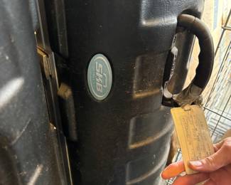 Two golf club travel cases