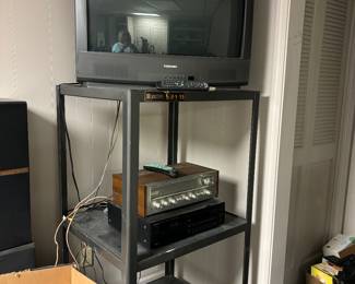 Rolling cart for media