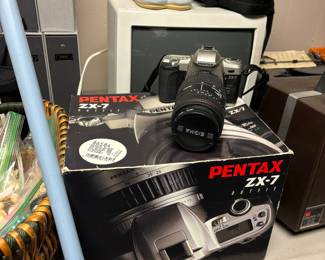 Pentax ZX 7 camera w/accessories 
