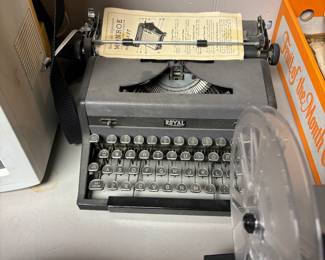 Vintage royal typewriter 