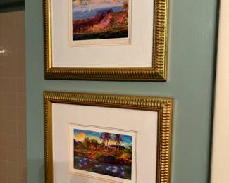 Lots of signed artwork throughout