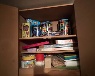 Lots of vintage board games 