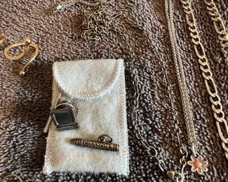 5 James Avery pieces here! That computer pin/tie-tac is super cool.