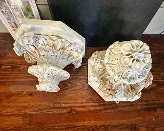 French Wall Pedestals