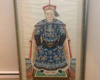 6 feet tall painting Qing  Dynasty