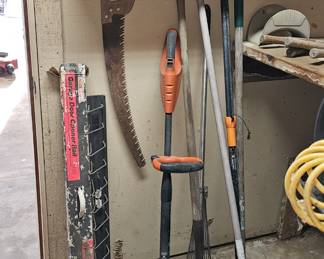 Yard tools,  saw,  chemicals