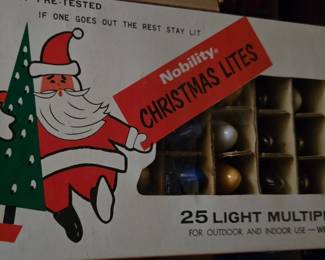 Nobility vintage Christmas bulbs