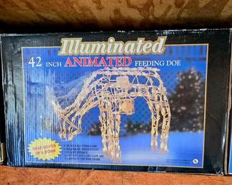 Vintage Lighted Animated Christmas deer
