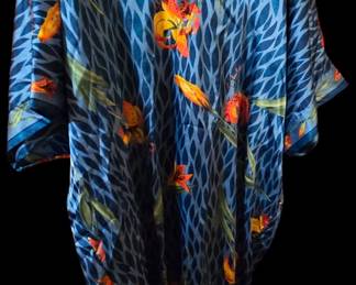Tropical theme mumu caftan