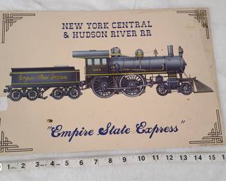 Empire State express locomotive repro tin sign