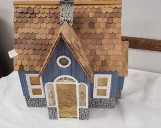 mini dollhouse cottage kit, homemade