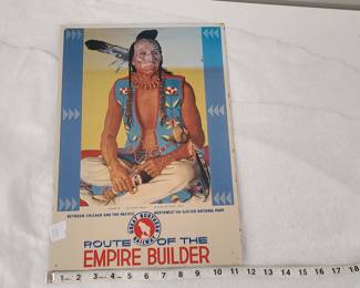 Great Northern Railway repro tin metal sign