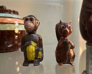 2 bobbleheads. Squirrel is bakelite