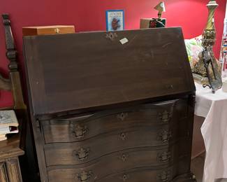 Drop front desk