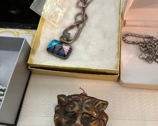 More jewelry and belt buckle