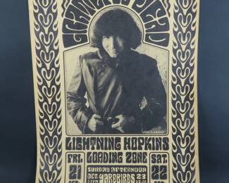 1966 Grateful Dead Concert Poster from The Fillmore