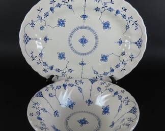 Myott "Finlandia" Serving Bowl & Platter - Made in England