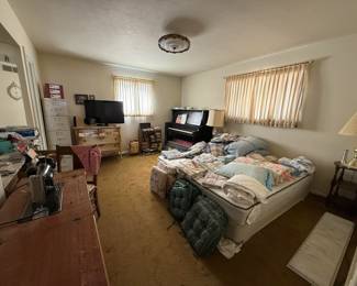 Antique piano, Vintage Dresser, Filing Cabinets