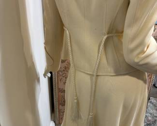 Valentino Cream 3 piece suit, jacket, skirt & pants