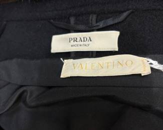 Prada Jacket & Valentino Skirt