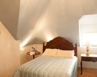 Blue Serenity Vaulted Ceiling by Queen Bed V