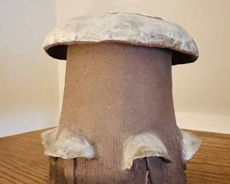 Mushroom Pottery Vessel 