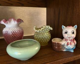 Fenton , Vintage Planter 