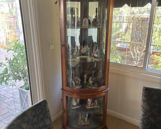 curio corner cabinet $50