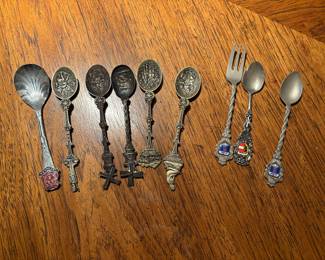 souvenir spoons $5 for all