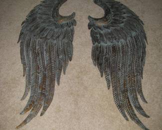 Metal wings for display