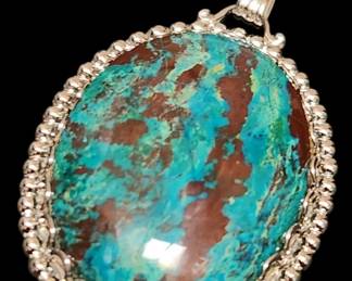Turquoise Pendant Necklace 